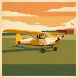 Example of the vintage poster style