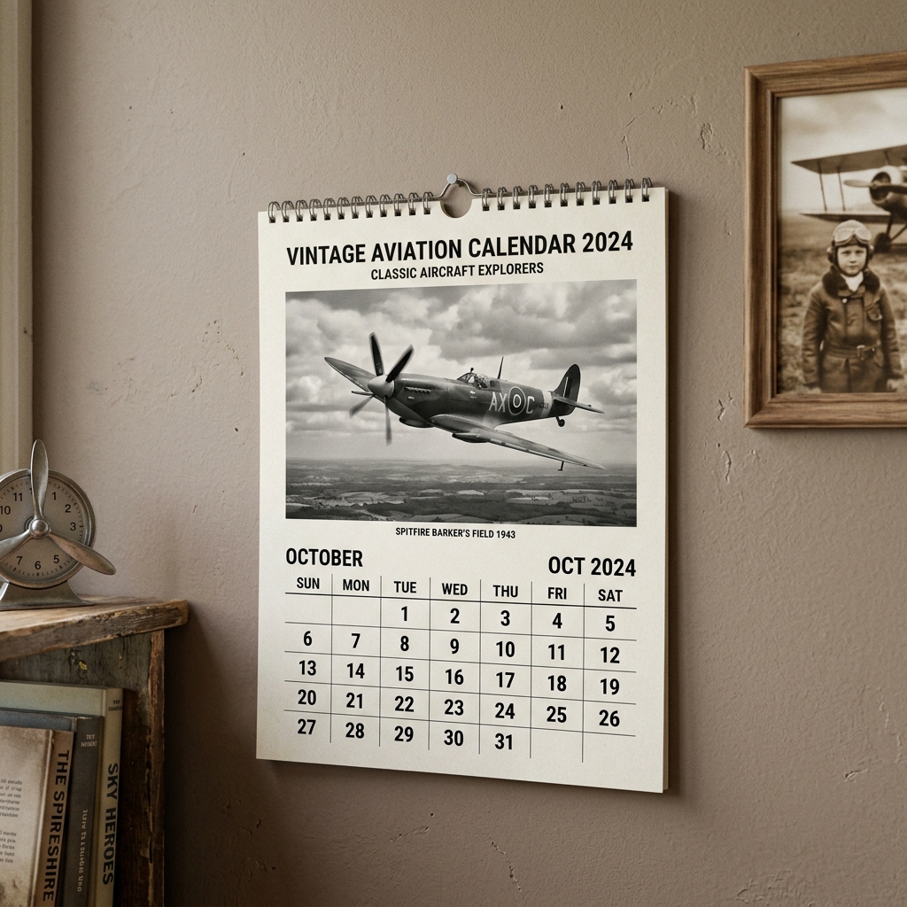 Personalised Aircraft Calendar